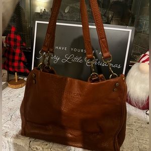 American leather tote